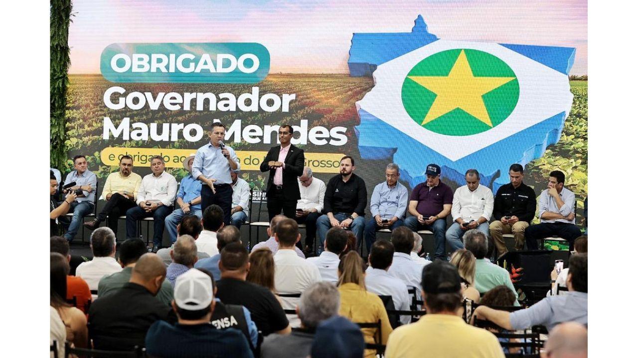 Na Norte Show, governador reforça trabalho para garantir segurança no campo em MT