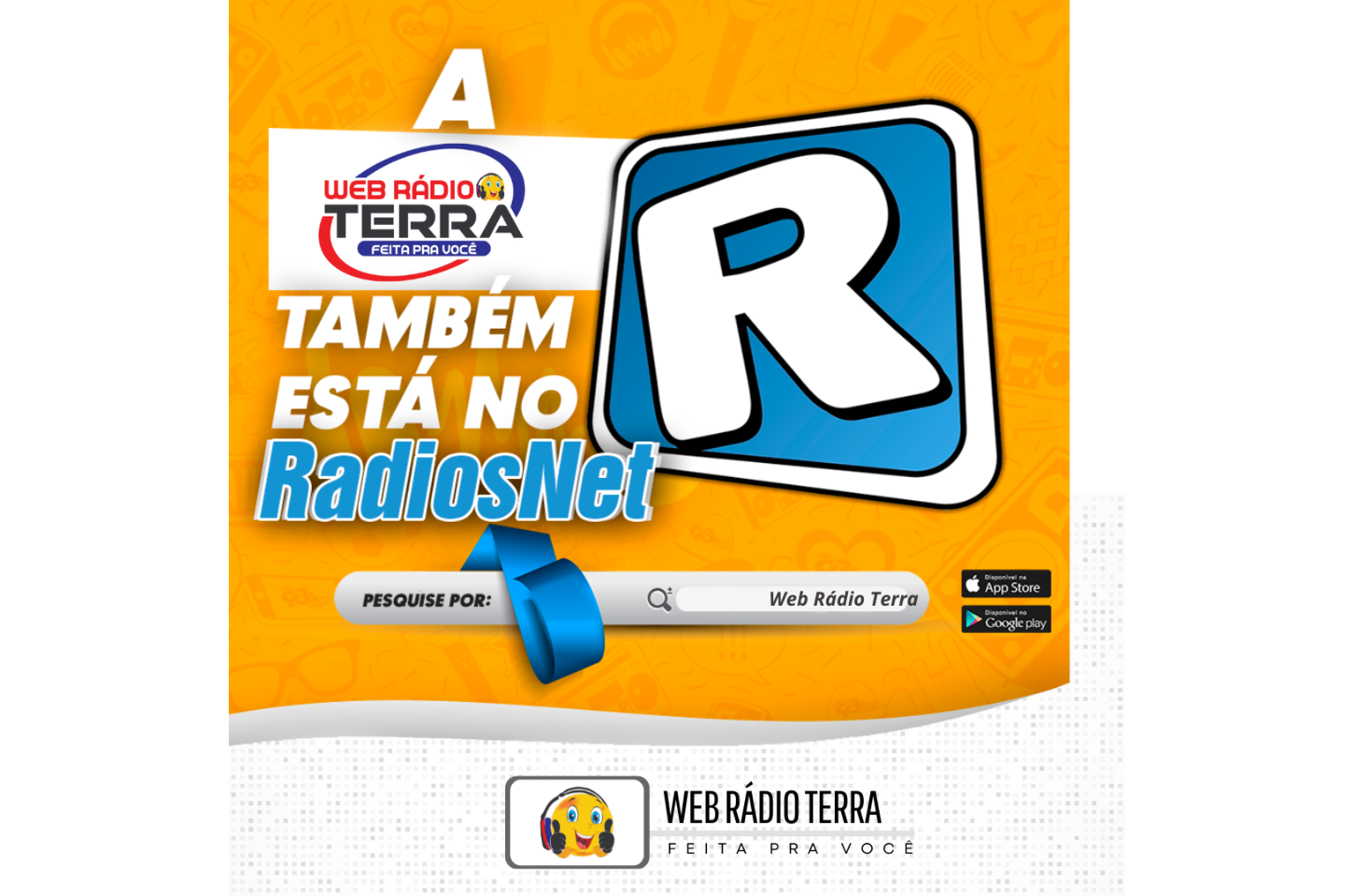 Ouça a Web Rádio Terra Também no App do RadiosNet.