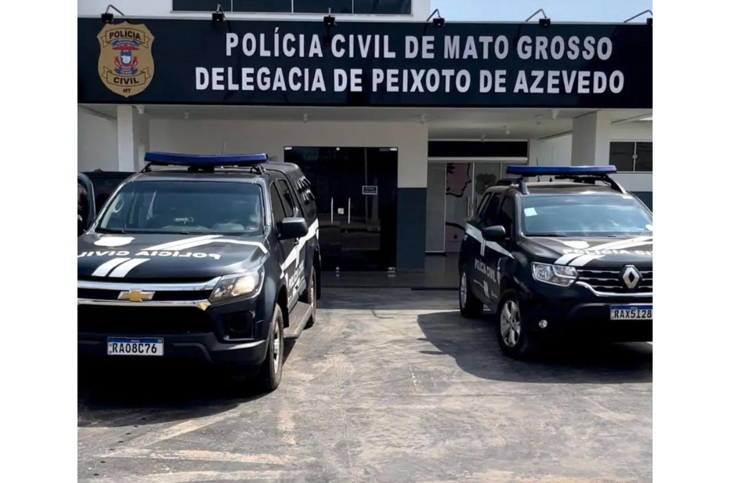 Procurado por roubo é preso após ir à delegacia para denunciar furto em Peixoto de Azevedo