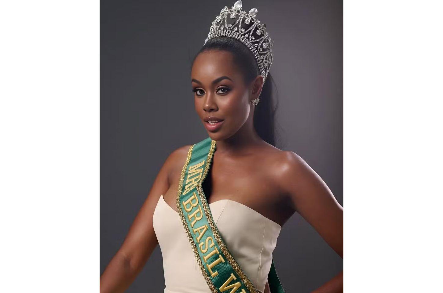 Professora de MT representa o Brasil em concurso mundial de beleza em Las Vegas