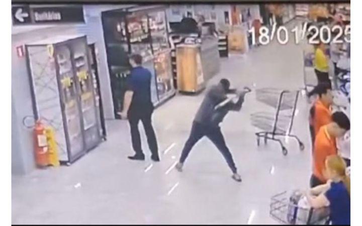 Homem que agrediu gerente de supermercado com pá é denunciado pelo MP por tentativa de homicídio em MT