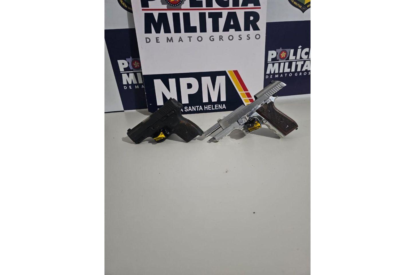 Polícia Militar prende suspeito por porte ilegal de arma às margens da BR-163