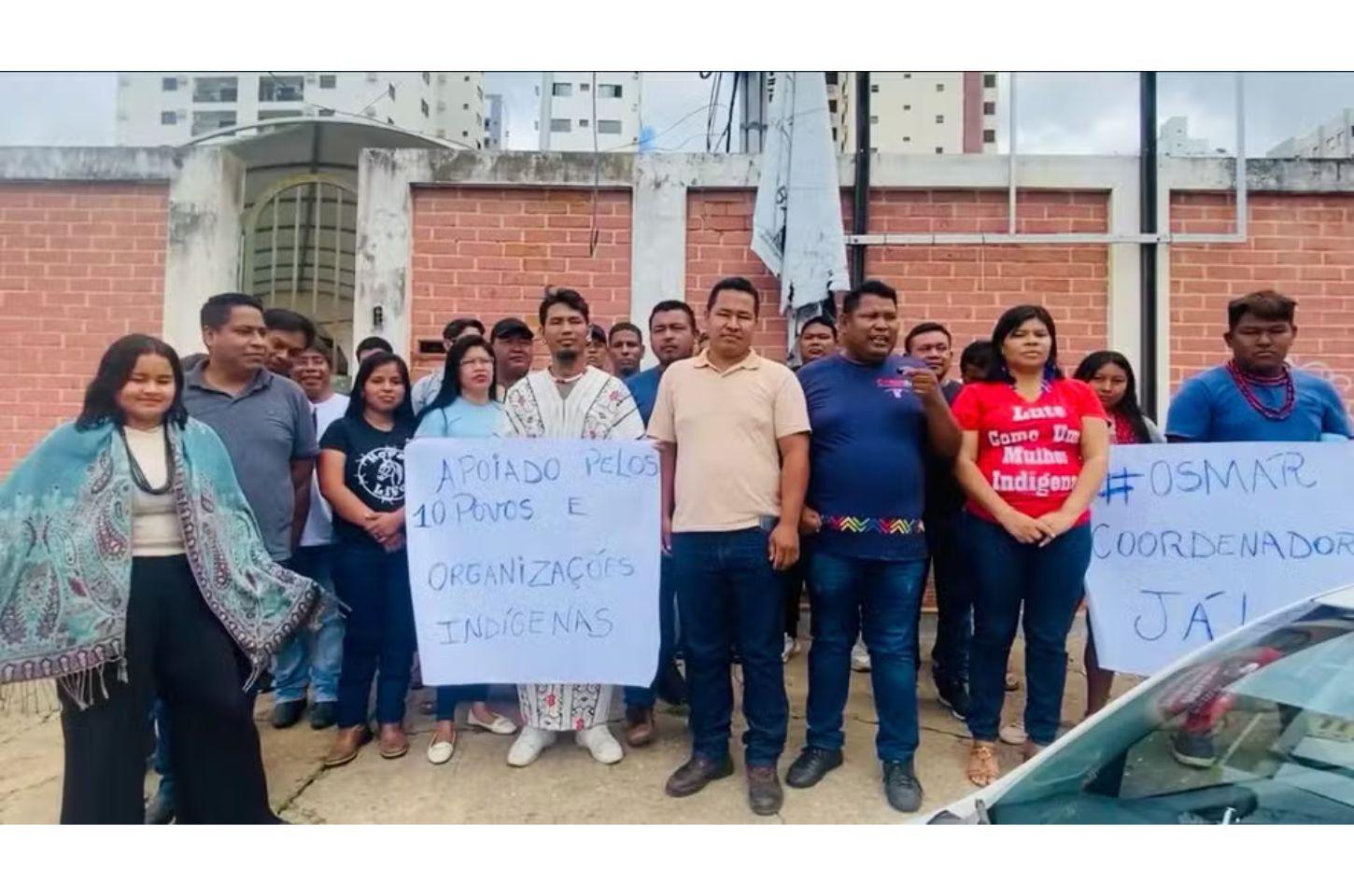 Lideranças indígenas protestam e pedem por nomeação de novo coordenador em DSEI de Cuiabá