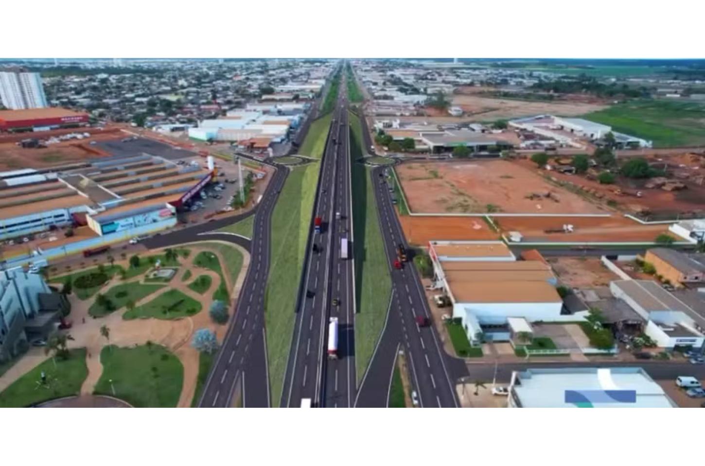 Trecho da BR-163 é interditado por 10 meses para construção de viaduto em Sinop (MT)