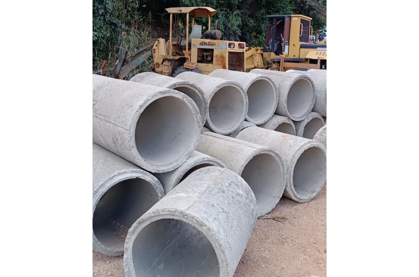 Prefeitura de Terra Nova do Norte acelera construção de tubos de concreto para impulsionar galerias e bueiros do município
