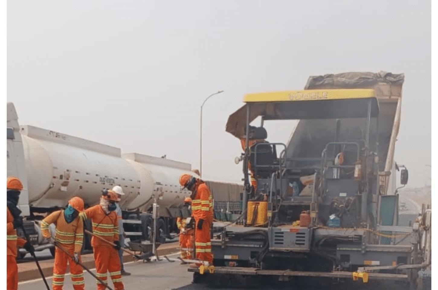 Tráfego na BR-163 em Sinop tem novo desvio para construção de viadutos; confira