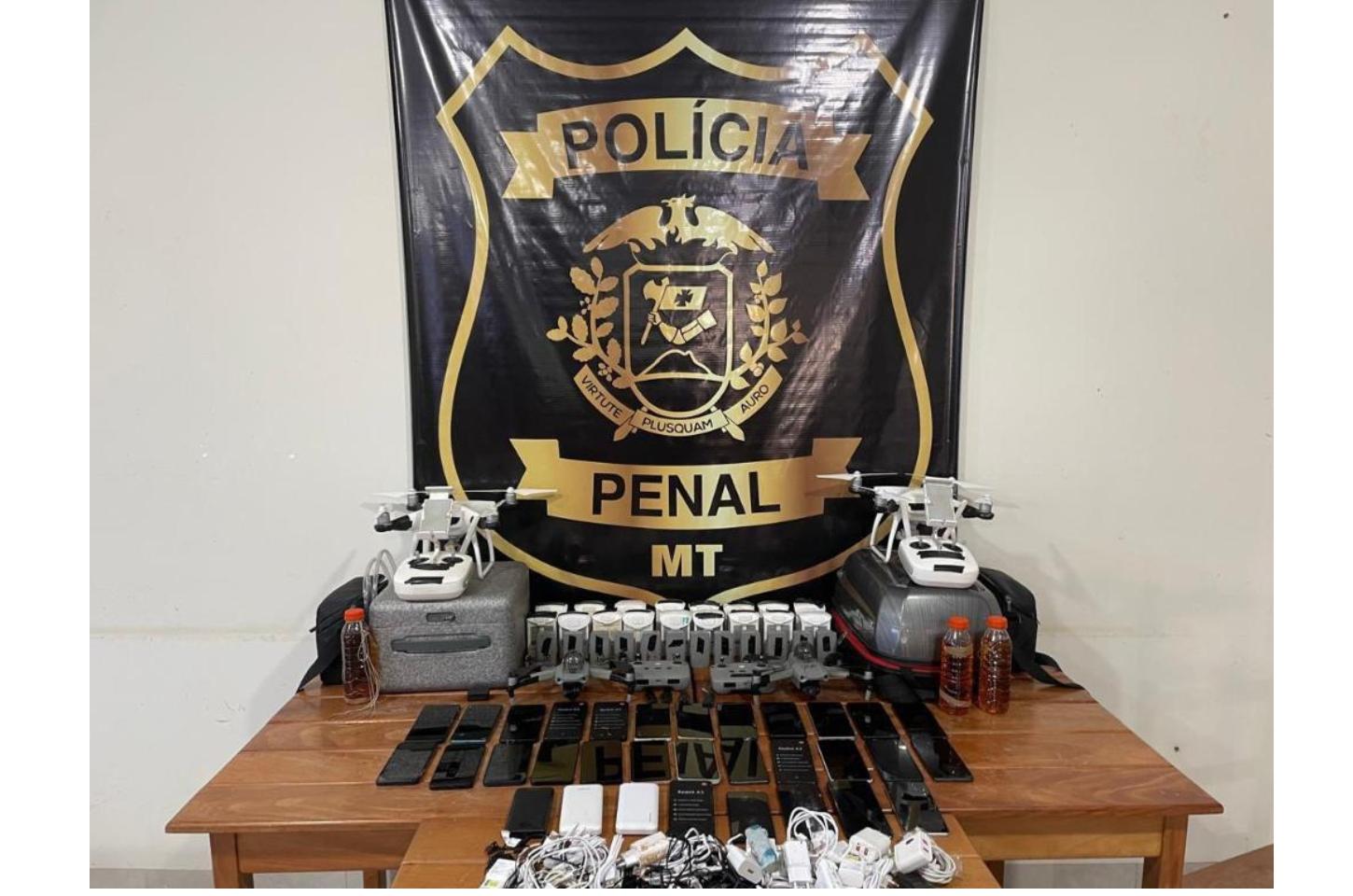 Apreensões de drones aumentam 866% na segunda maior penitenciária de MT