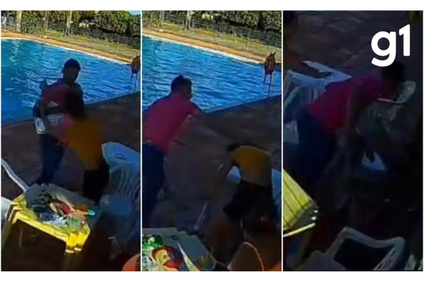 Mulher é agredida com mais de 10 socos por marido em clube de MT