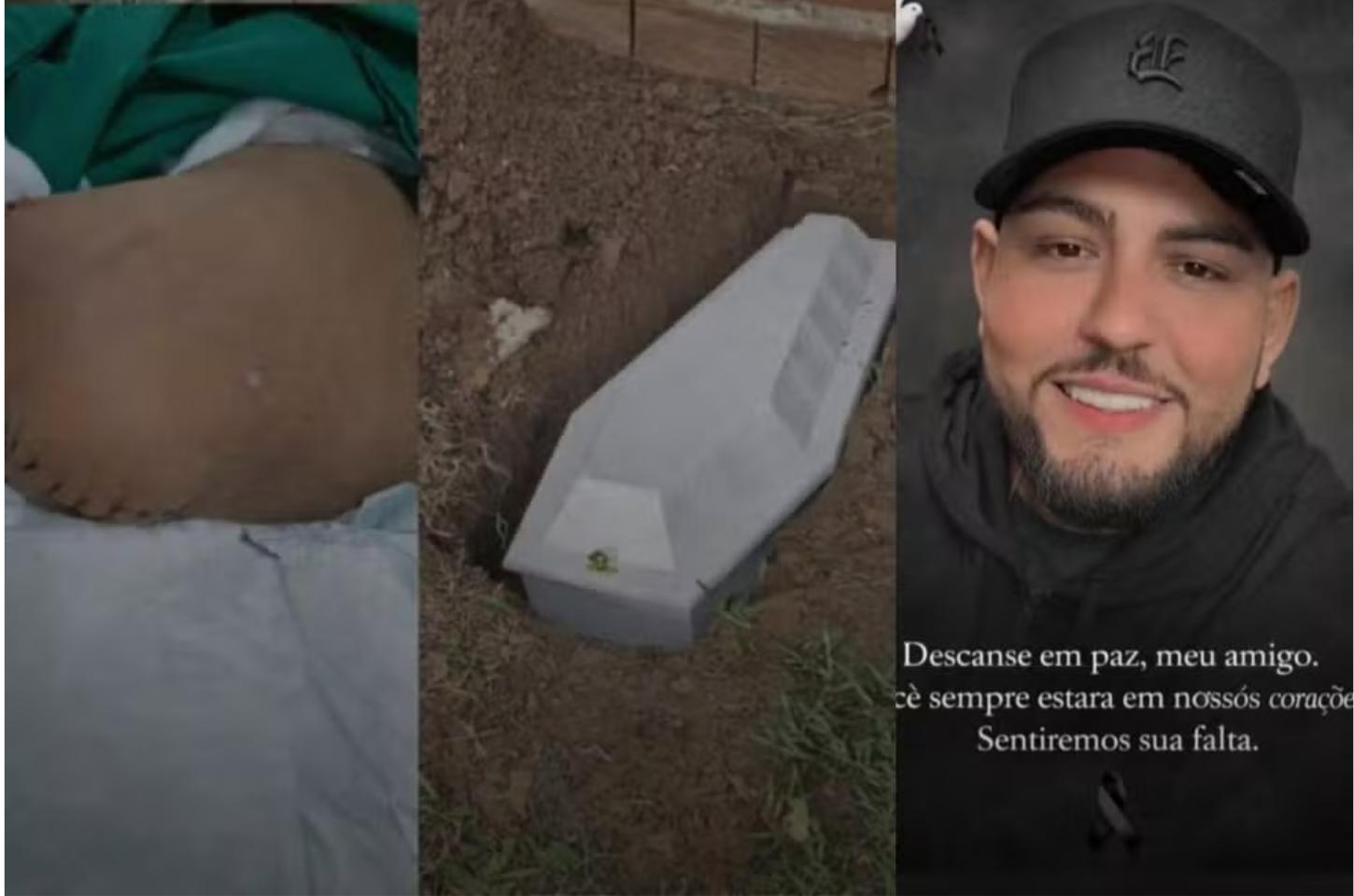 Família faz dois enterros de filho após hospital esquecer perna amputada em MT