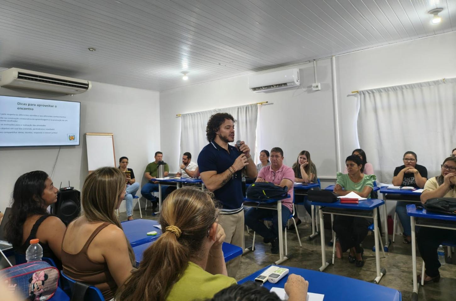 Professores dos anos iniciais participam de formação pedagógica em Terra Nova do Norte