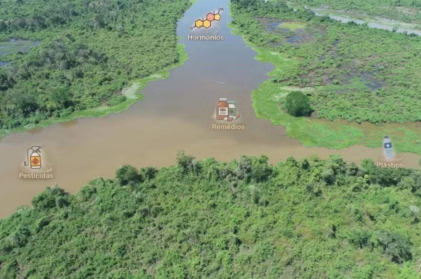 Pesquisadores identificam 14 poluentes nos rios e alerta sobre a qualidade da água em MT